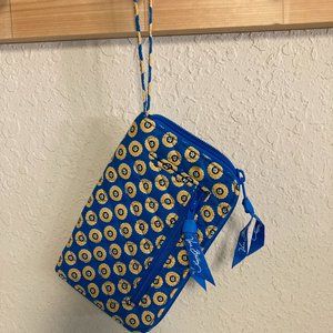 Vera Bradley Retired Riviera Blue ZipAround Wallet